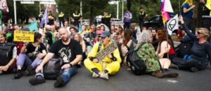 Extinction Rebellion stopt met blokkades van A12 78 – Extinction Rebellion (ANP)