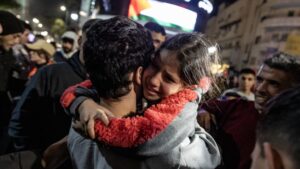 Gevangenenruil Israël en Hamas tijdens pauze 167_gevangenenruil_AFPviaNOS