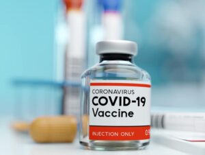 A,Single,Bottle,Vial,Of,Covid-19,Coronavirus,Vaccine,In,A