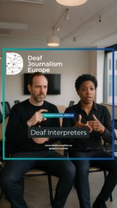 DJE: Dove tolken: een belangrijke schakel in de communicatie Cover (2)